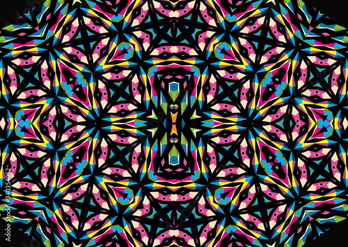 
Pattern Kaleidoscope Abstract Design