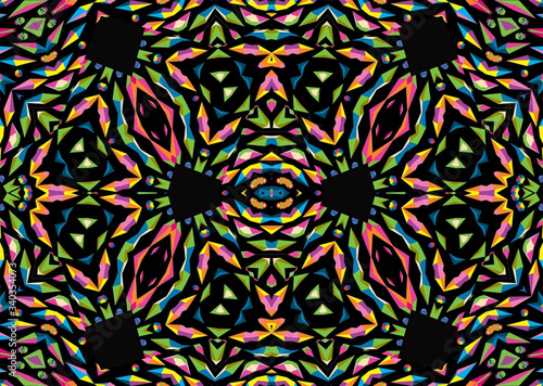  Pattern Kaleidoscope Abstract Design