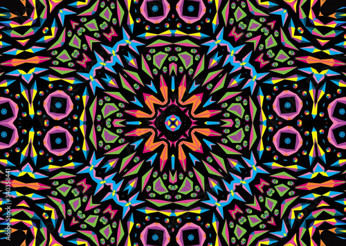 
Pattern Kaleidoscope Abstract Design