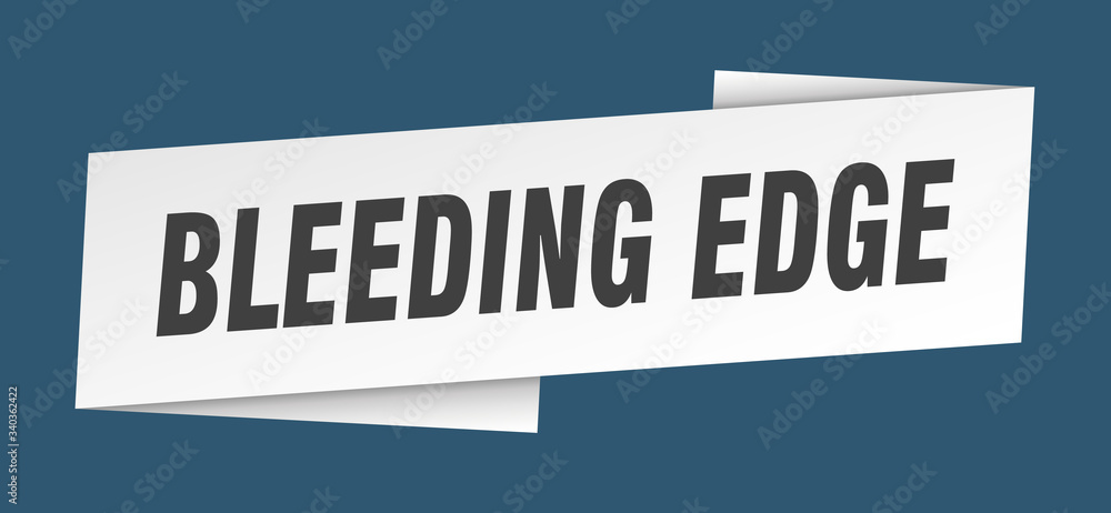 bleeding edge banner template. bleeding edge ribbon label sign