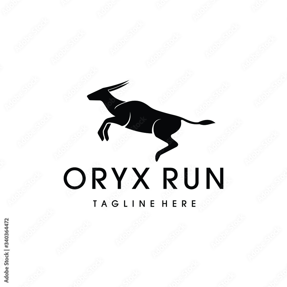 Oryx logo vector design. Awesome a oryx arabian logo. A oryx animal logotype. Oryx logo vector design. Awesome a oryx arabian logo. A oryx animal logotype.