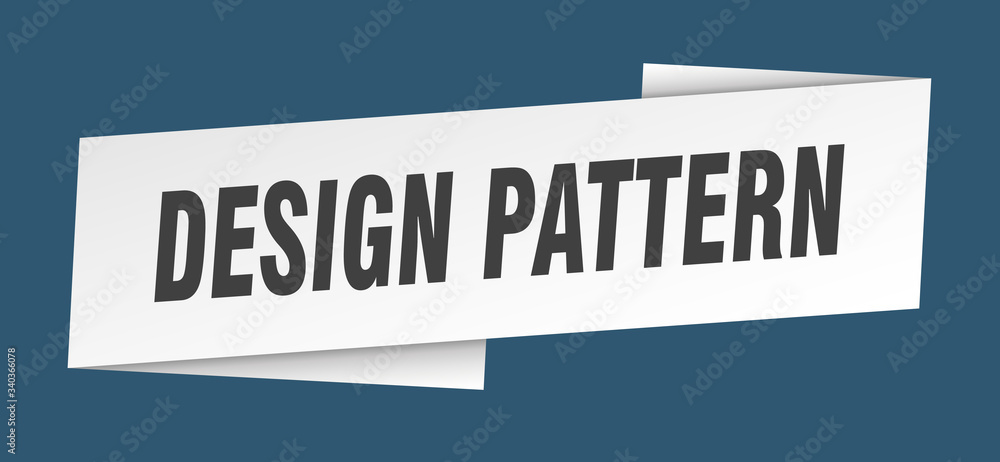 design pattern banner template. design pattern ribbon label sign