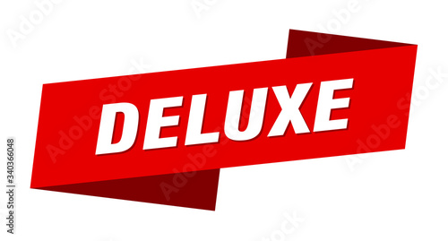 deluxe banner template. deluxe ribbon label sign