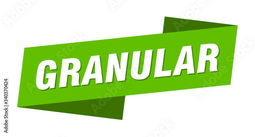 granular banner template. granular ribbon label sign