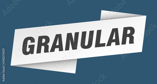 granular banner template. granular ribbon label sign