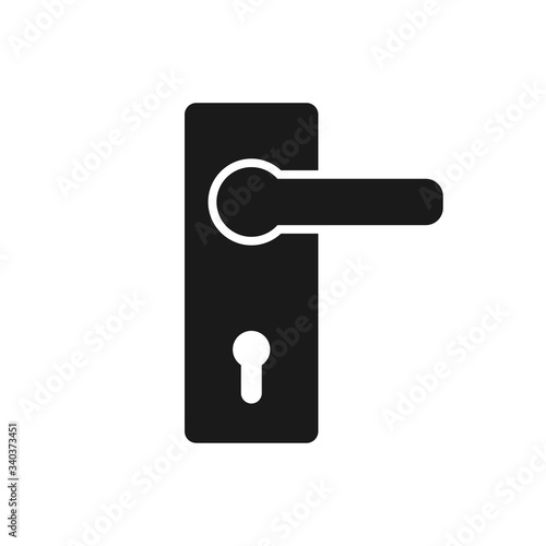 doorknob vector icon, door handle icon in trendy flat style