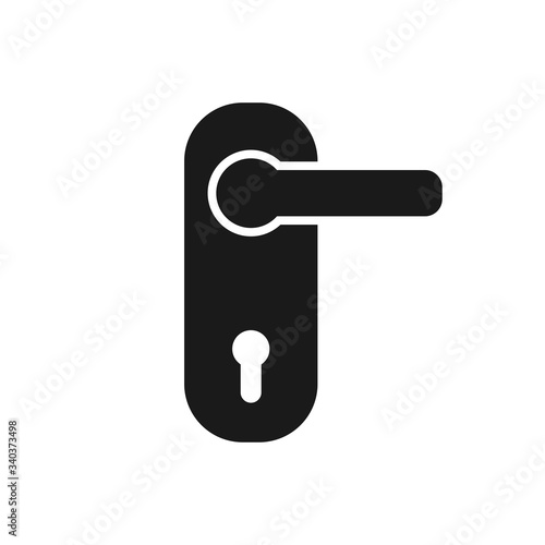 doorknob vector icon, door handle icon in trendy flat style