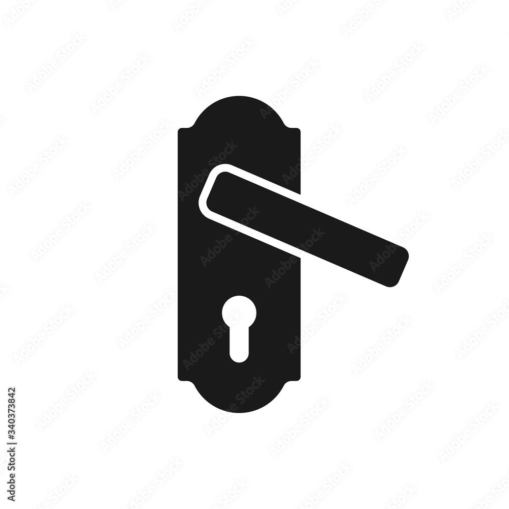 doorknob vector icon, door handle icon in trendy flat style doorknob vector icon, door handle icon in trendy flat style