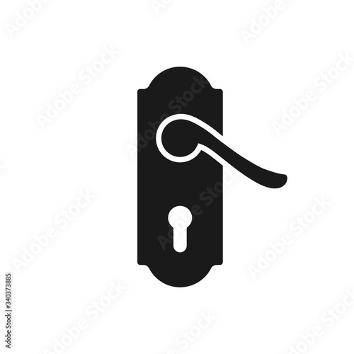 doorknob vector icon, door handle icon in trendy flat style