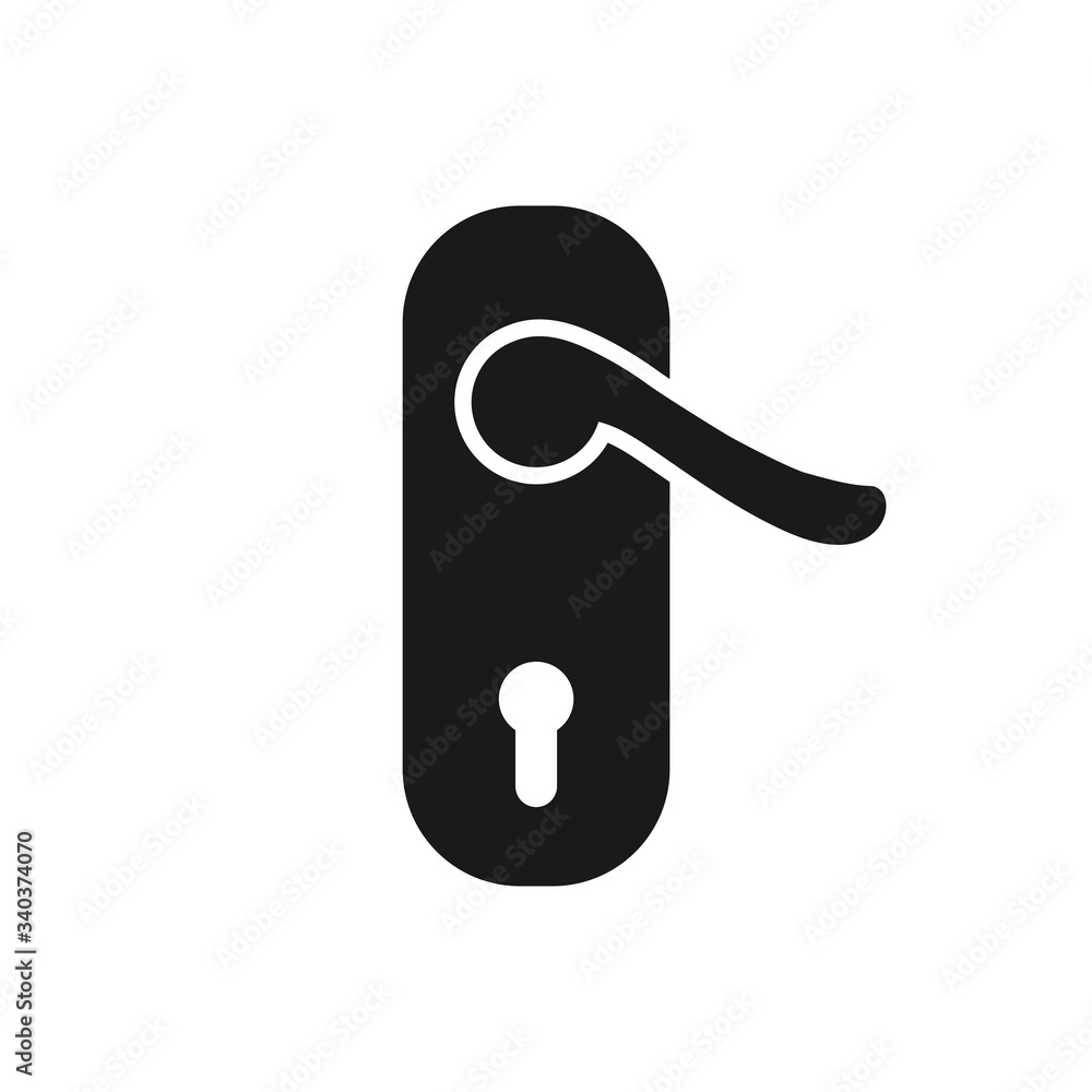 doorknob vector icon, door handle icon in trendy flat style doorknob vector icon, door handle icon in trendy flat style