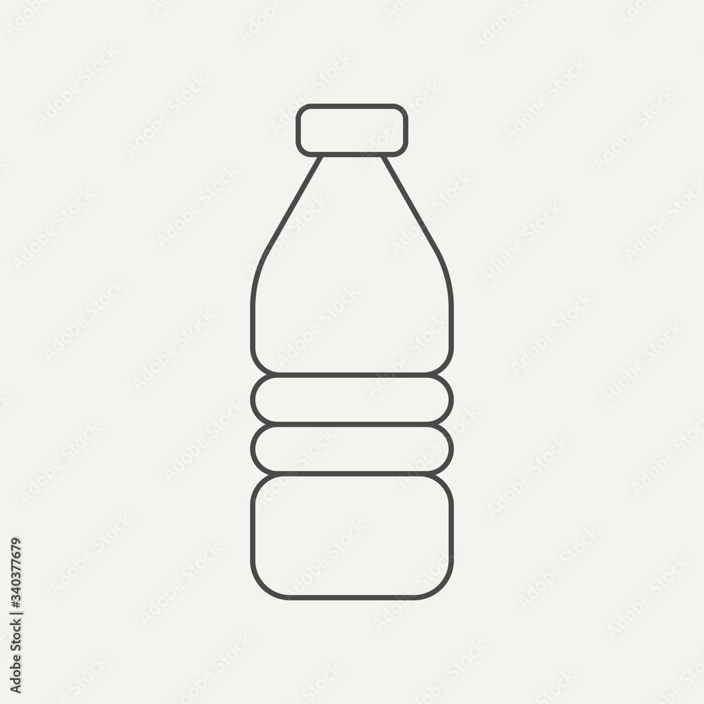 Water bottle vector icon sign symbol Water bottle vector icon sign symbol