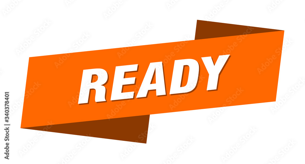 ready banner template. ready ribbon label sign ready banner template. ready ribbon label sign