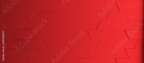Foto Abstract modern red trapezoid background