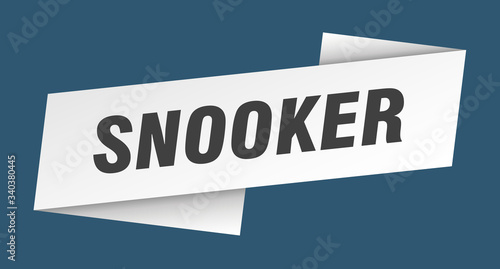 snooker banner template. snooker ribbon label sign