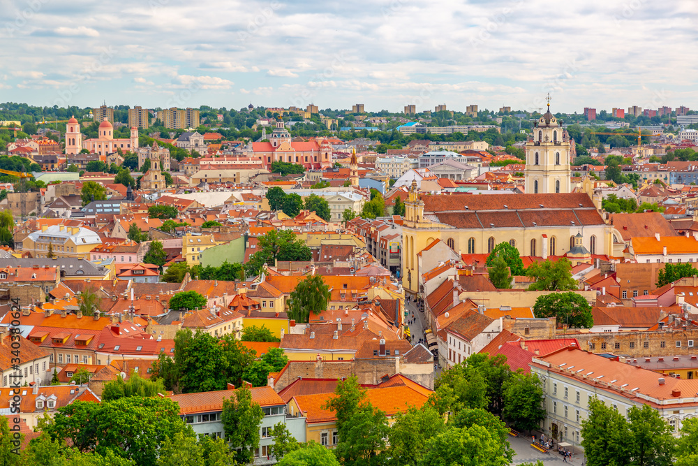 Naklejka premium Vilnius old town , Lithuania