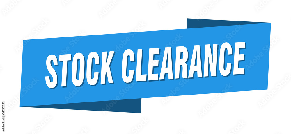 stock clearance banner template. stock clearance ribbon label sign stock clearance banner template. stock clearance ribbon label sign