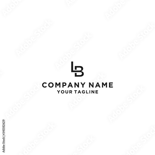 LB letter logo icon illustration vector design