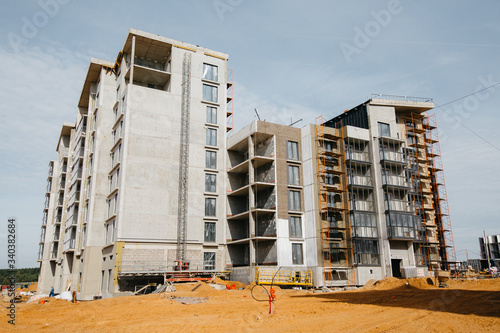  construction site of residential facilities and infrastructure by a major developer