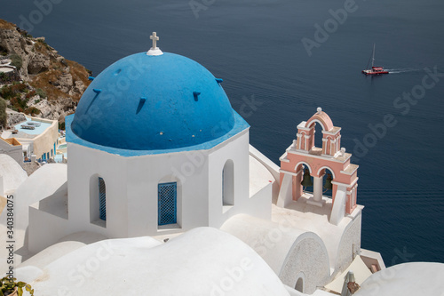 Church at Oia Santorini Greece