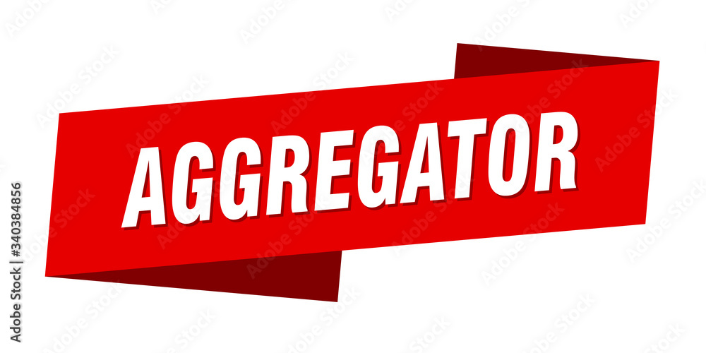 aggregator banner template. aggregator ribbon label sign aggregator banner template. aggregator ribbon label sign