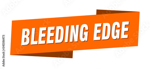 bleeding edge banner template. bleeding edge ribbon label sign