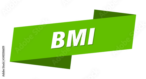 bmi banner template. bmi ribbon label sign