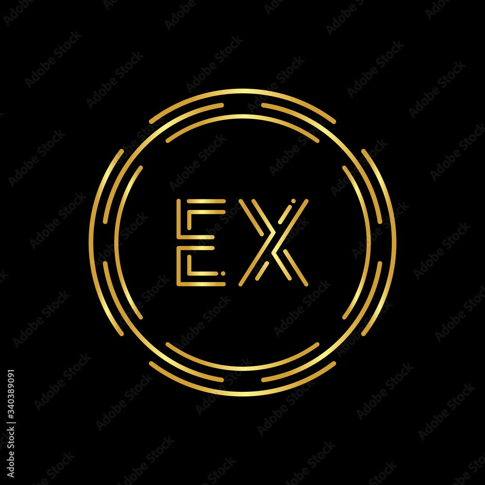 Initial EX Letter Logo With Creative Modern Business Typography Vector Template. Digital Abstract Letter EX Logo Design Initial EX Letter Logo With Creative Modern Business Typography Vector Template. Digital Abstract Letter EX Logo Design