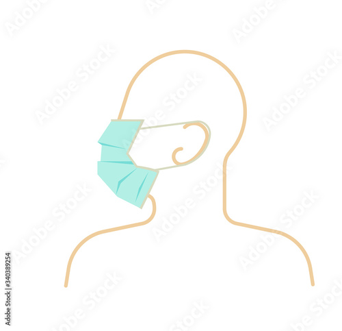 Respiratory Protective Mask - Coronavirus Prevention - Icon