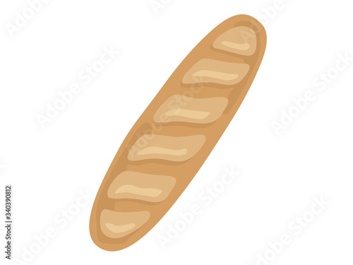 フランスパンのイラスト