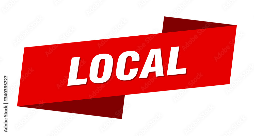 local banner template. local ribbon label sign local banner template. local ribbon label sign