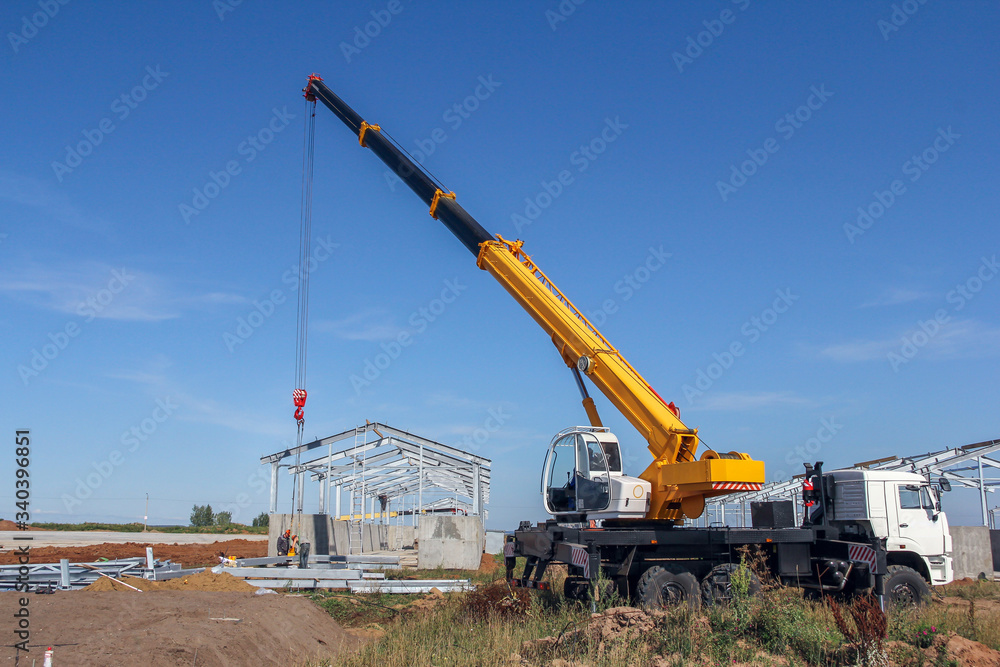 Special equipment at a construction site. Heavy machinery Special equipment at a construction site. Heavy machinery