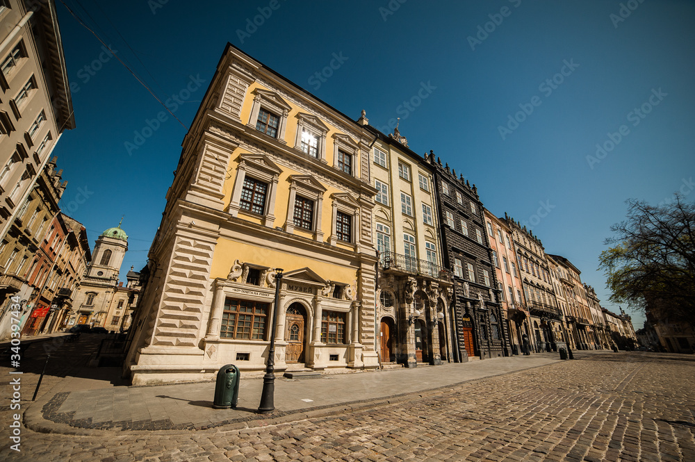 Beautiful european city Lviv, Ukraine
