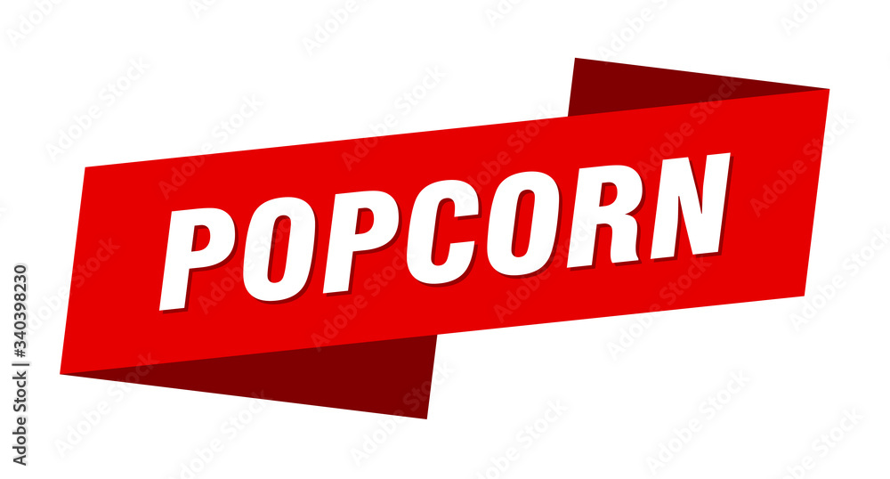 popcorn banner template. popcorn ribbon label sign popcorn banner template. popcorn ribbon label sign