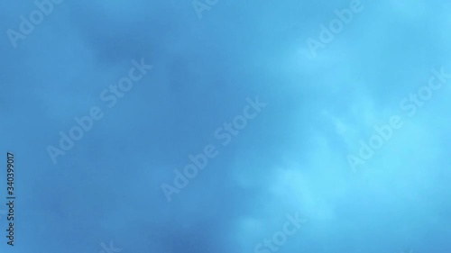 The sky is raining Clouds are moving