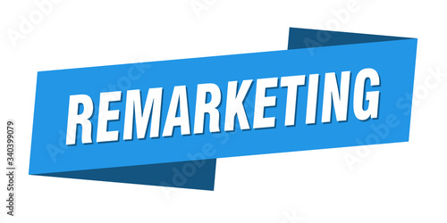 remarketing banner template. remarketing ribbon label sign
