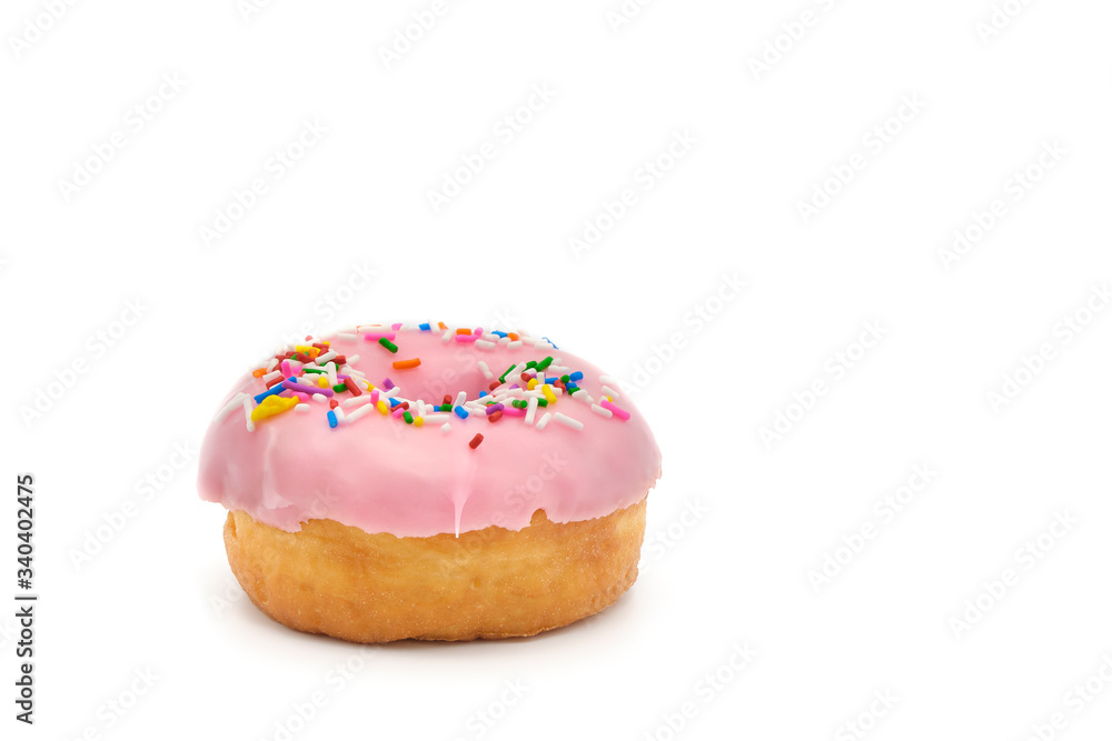 Fotografie Pink Iced Donut