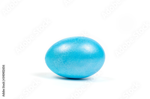 colorful egg on white