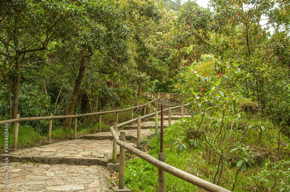 camino de monserrat, bogota colombia camino de monserrat, bogota colombia