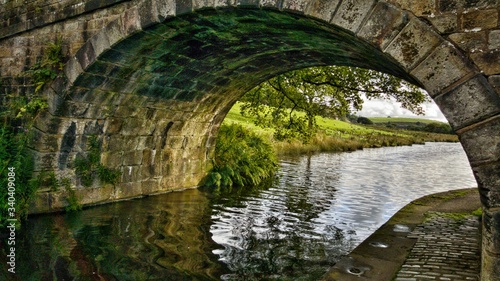 Arch Bridge Over Canal