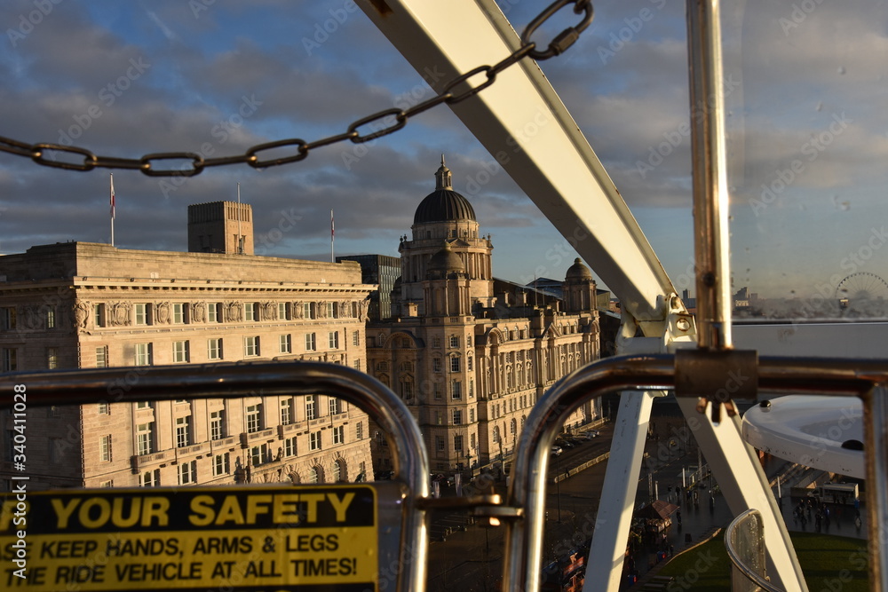 City of Liverpool, United kingdom. The city is famous for the music band The Beatles, the Cavern Club, the Albert Dock and many more.