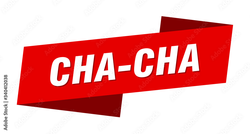 cha-cha banner template. cha-cha ribbon label sign cha-cha banner template. cha-cha ribbon label sign