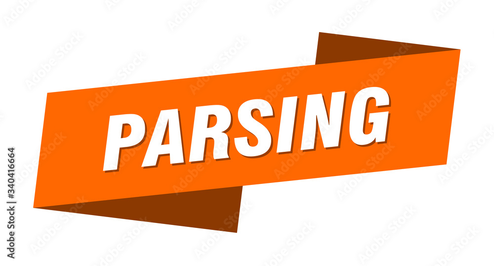 parsing banner template. parsing ribbon label sign parsing banner template. parsing ribbon label sign