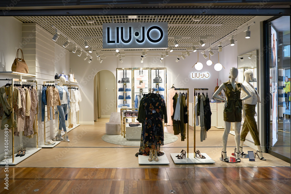 VENICE, ITALY - CIRCA MAY, 2019: Liu-Jo store in Venice Marco Polo Airport.  Stock Photo | Adobe Stock