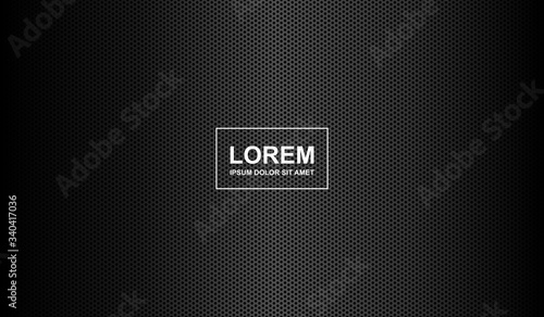 Modern black metalic background - sport background with black metal