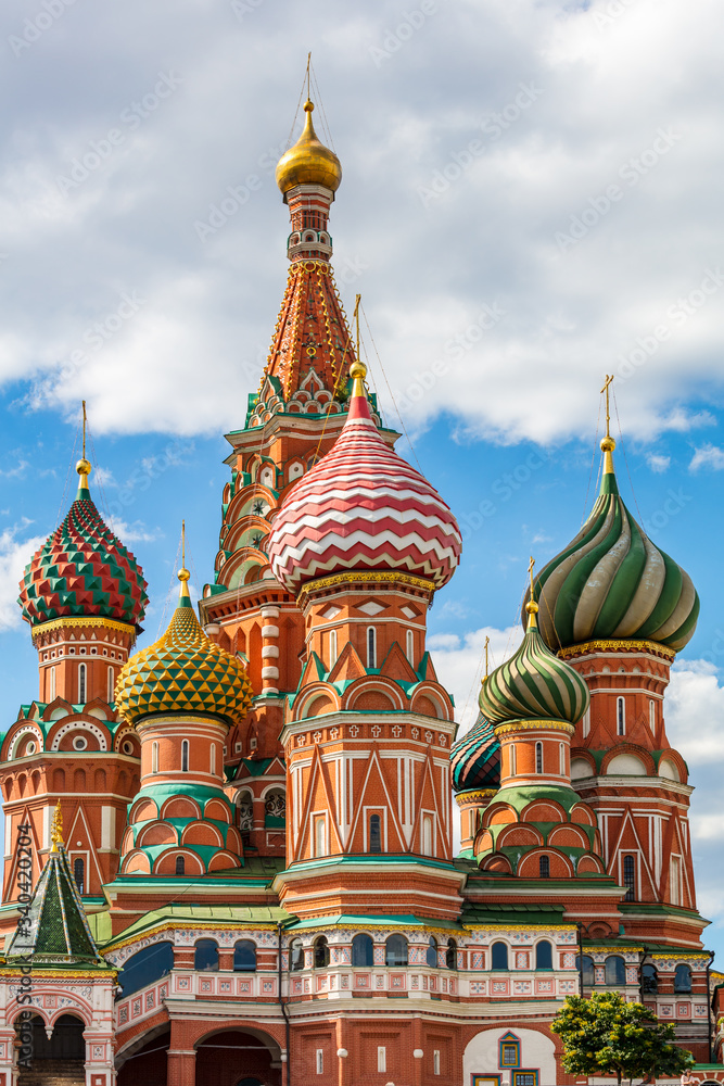 Basilius Kathedrale in Moskau- Roter platz
