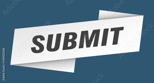 submit banner template. submit ribbon label sign