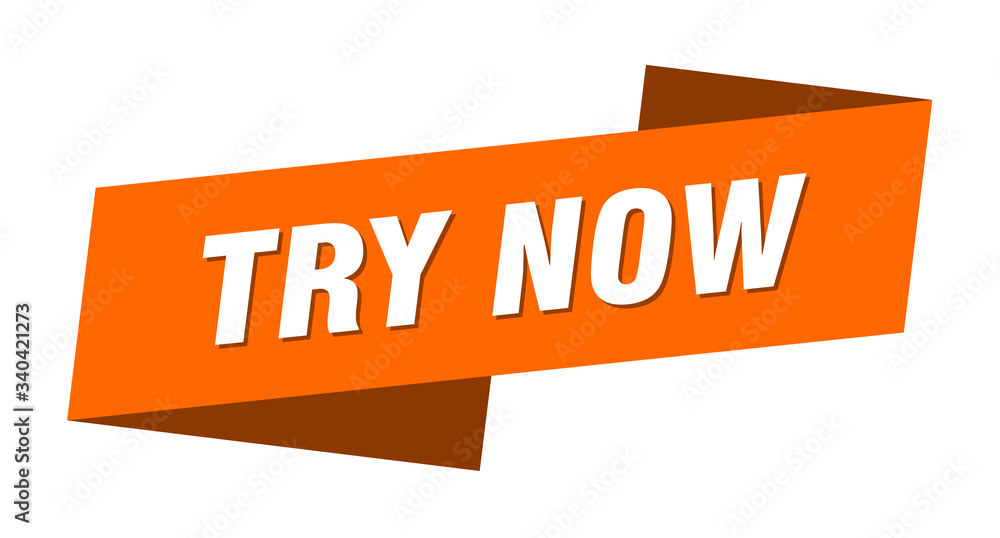 try now banner template. try now ribbon label sign try now banner template. try now ribbon label sign
