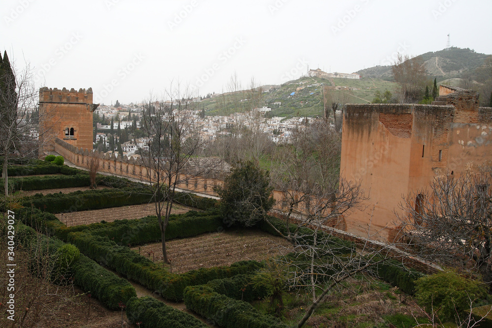 Alhambra palace complex in Spain
Alhambra palace complex in Spain