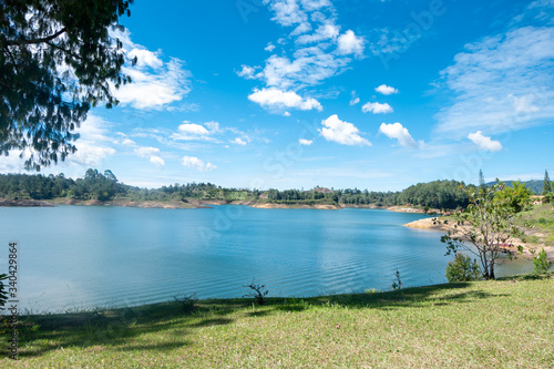 Lake, Guatape dam Antioquia Colombia