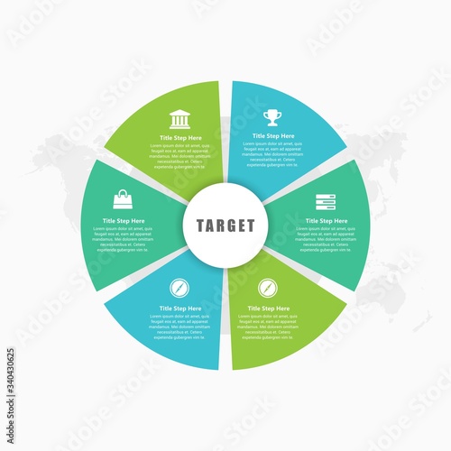 Corporate Business Infographic Element Premium Vector